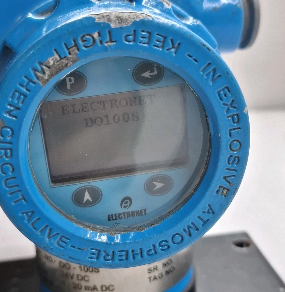 Electronet DO-100S Transmitter 24V DC 4-20mA (Used Condition)